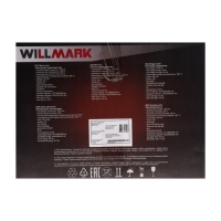 Мини-печь WILLMARK WOF-405W, 1500 Вт, 40 л, таймер, до 280&deg;С, белая