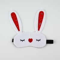 Новый год. Маска для сна формовая &laquo;Зайчонок&raquo;, 19 х 9 см