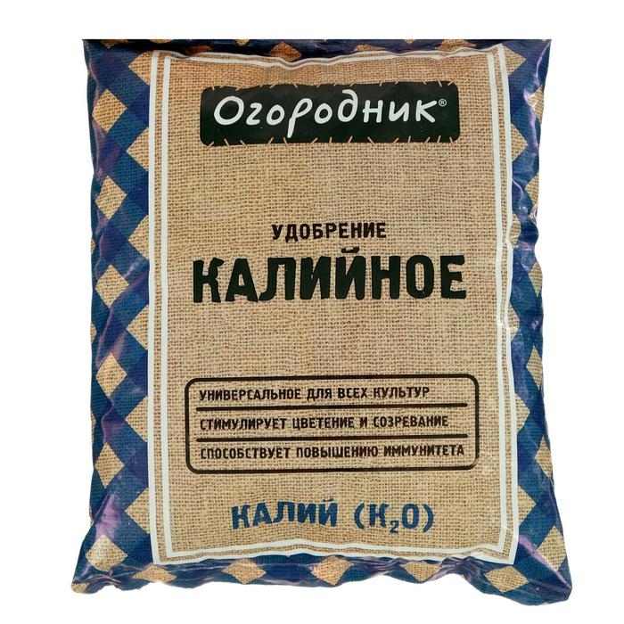 Удобрение сухое Удобрение сухое "Калийное" минеральное гранулированное, Огородник, 0,7 кг