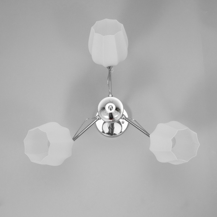 Люстра "Миранда" 3хЕ27 40Вт хром 59х59х26см BayerLux