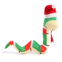 Новый год! Мягкая игрушка &laquo;Змея в новогодней шапочке&raquo;