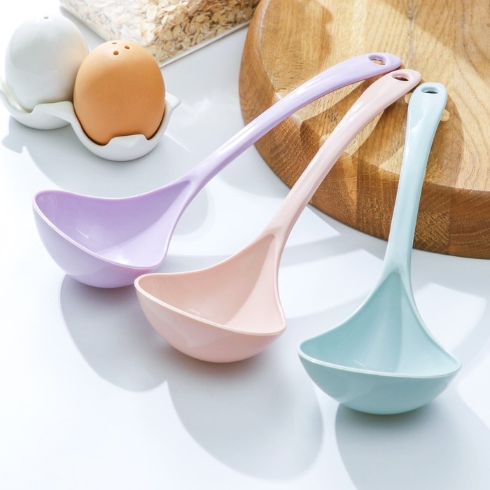 Половник пластиковый Доляна &laquo;Унция&raquo;, 24&times;8&times;5 см, цвет МИКС