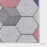 Коврик придверный грязезащитный Доляна &laquo;Соты&raquo;, вырезной, 80&times;120 см