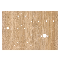 Ёлочная игрушка - подвеска деревянная сборная &laquo;Новый год! Лиса&raquo;