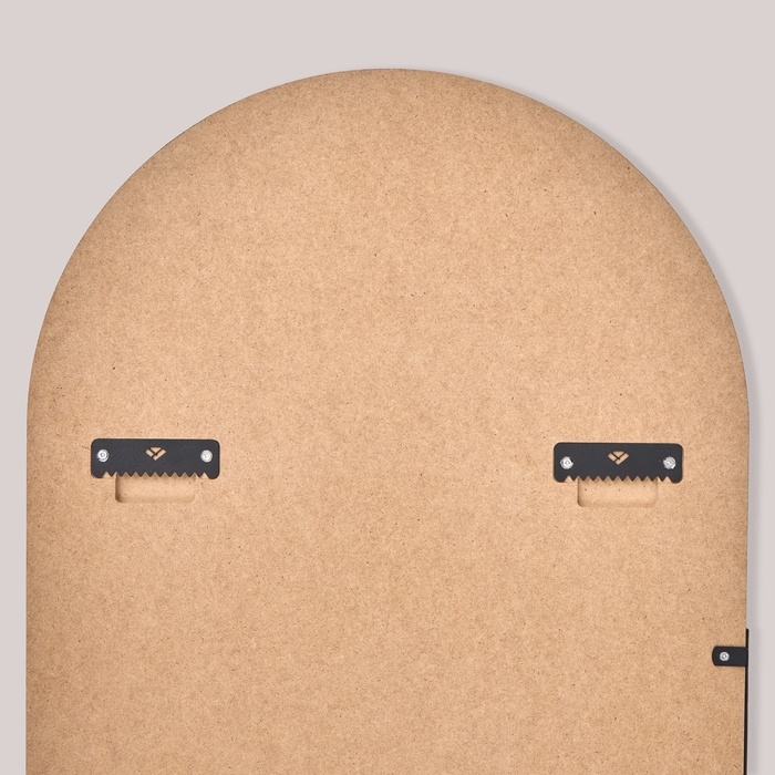 Зеркало настенное Зеркало настенное "Чёрный Рубин", в овальном корпусе, 110х45 см