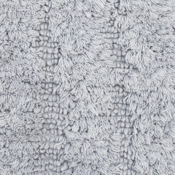 Ковер Этель "Waves" &Oslash; 100 см, серый,  70% хлопок, 30% п/э, 1500 г/м2
