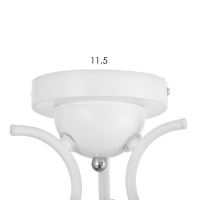 Люстра "Грэйс" 3х60Вт Е27 Белый 56х56х28см Люстра "Грэйс" 3х60Вт Е27 Белый 56х56х28см