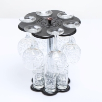 Мини-бар "Весна" барная стойка, 6 фужеров/стопок Мини-бар "Весна" барная стойка, 6 фужеров/стопок