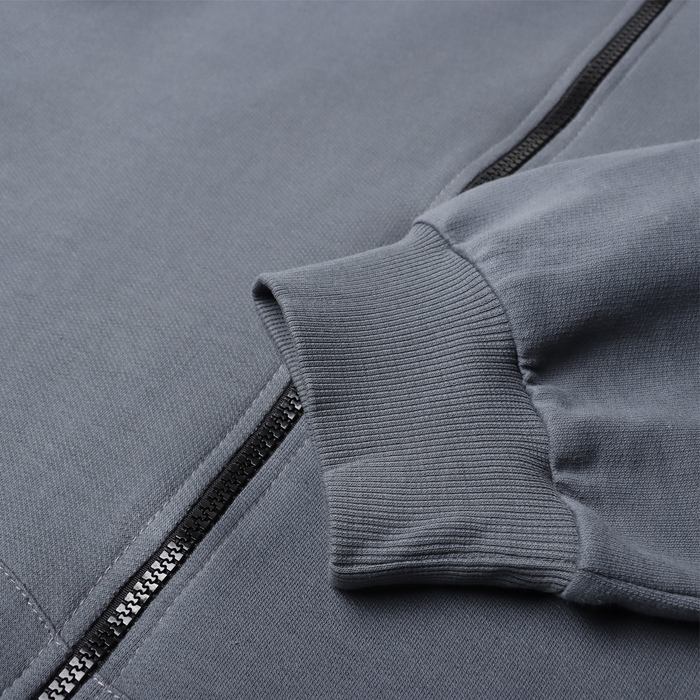 Толстовка мужская, начёс, цвет тёмно-серый, размер 50