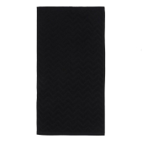 Полотенце махровое LoveLife Zig-Zag, 70х130 см, цвет чёрный, 100% хл, 450 гр/м2