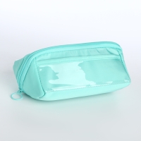 Косметичка на молнии, цвет зелёный Косметичка на молнии, цвет зелёный