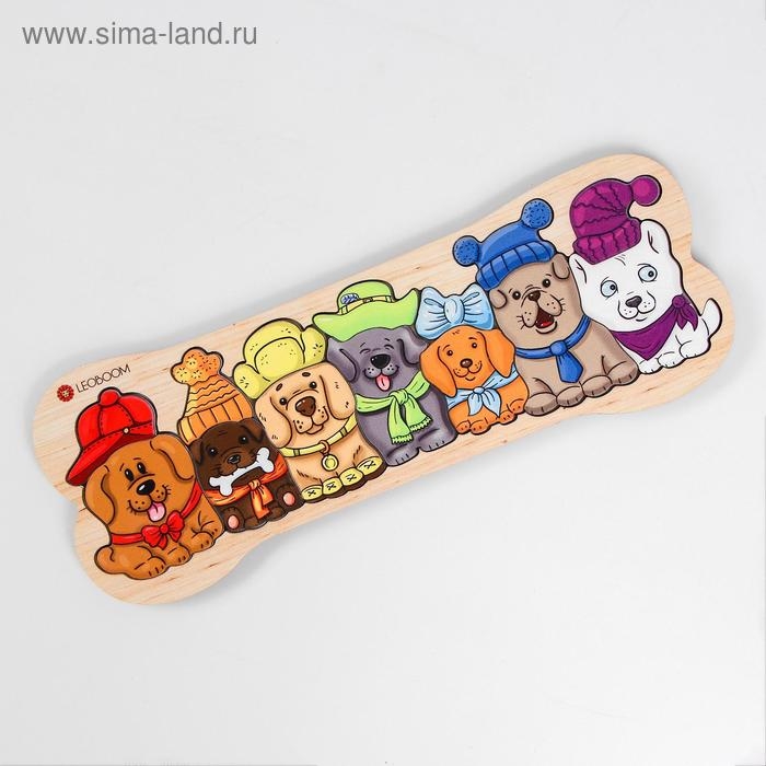 Вкладыши &laquo;Щенки на прогулке&raquo;