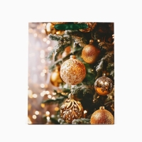 Пакет подарочный новогодний ламинированный &laquo;Ёлочные игрушки&raquo;, ML 23 х 27 х 11.5 см , Новый год