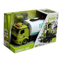 Конструктор винтовой &laquo;Автоцистерна&raquo;, стреляет водой, свет, звук, инерция, 60 деталей