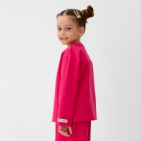 Футболка детская с дл.рукавом KAFTAN, р. 32 (110-116 см), розовый Футболка детская с дл.рукавом KAFTAN, р. 32 (110-116 см), розовый