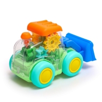 Экскаватор «Шестерёнки», свет и звук, работает от батареек, цвет МИКС Экскаватор «Шестерёнки», свет и звук, работает от батареек, цвет МИКС