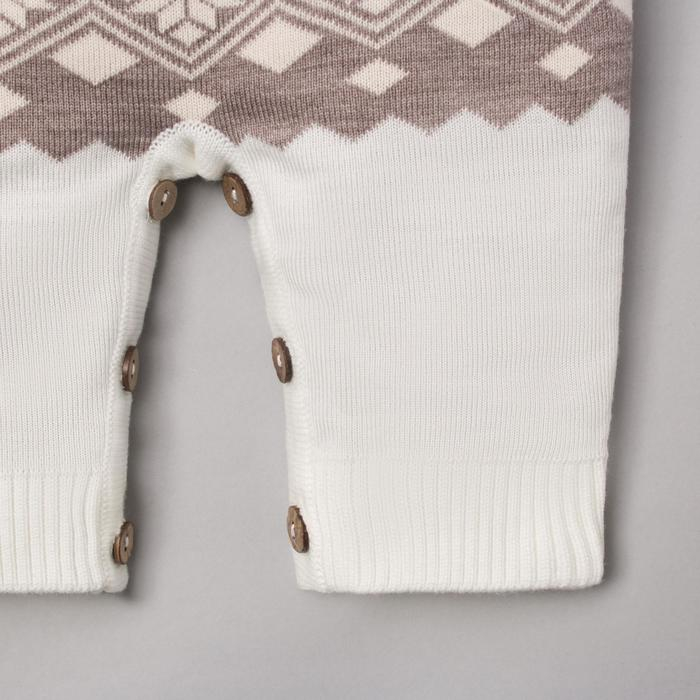 Комбинезон вязаный Крошка Я Комбинезон вязаный Крошка Я "Снежинка" рост 80-86 см