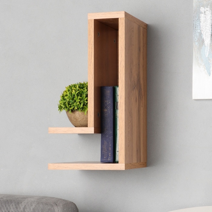 Тумба прикроватная подвесная412*210*250 Дуб вотан