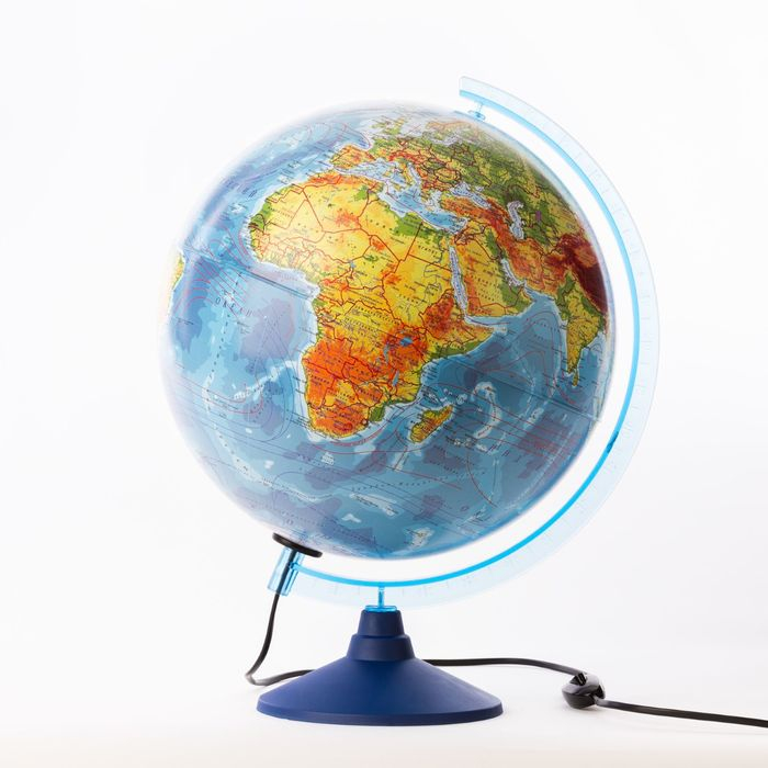 Глoбус физико-политический «Классик Евро», диаметр 320 мм, с подсветкой Глoбус физико-политический «Классик Евро», диаметр 320 мм, с подсветкой