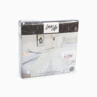 Постельное бельё LoveLife 1,5сп "Цветочки", 143*215см,150*225см,50*70см-2шт,100%хлопок, сатин, 125г/м&sup2;