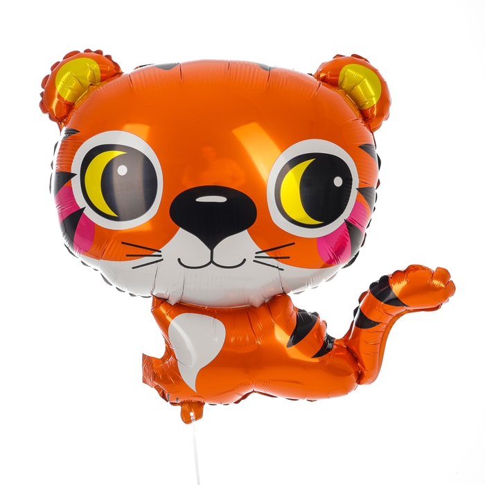 Шар фольгированный 25 Шар фольгированный 25" «Тигр с большими глазами»