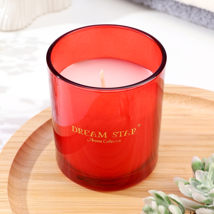 Свеча ароматическая в стакане "Dream Star", цветок страсти, 7х8 см
