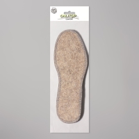 Стельки для обуви, утеплённые, двухслойные, фольгированные, окантовка, р-р RU 37 (р-р Пр-ля 39), 24,5 см, пара, цвет серый Стельки для обуви, утеплённые, двухслойные, фольгированные, окантовка, р-р RU 37 (р-р Пр-ля 39), 24,5 см, пара, цвет серый