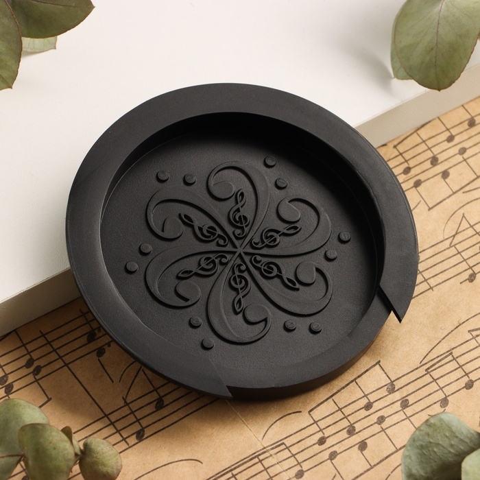 Сурдина для гитары Music Life, черный, d-10 см Сурдина для гитары Music Life, черный, d-10 см