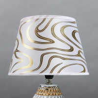 Настольная лампа 16788/1 E14 40Вт серебристо-золотой 20x20x30 см RISALUX Настольная лампа 16788/1 E14 40Вт серебристо-золотой 20x20x30 см RISALUX