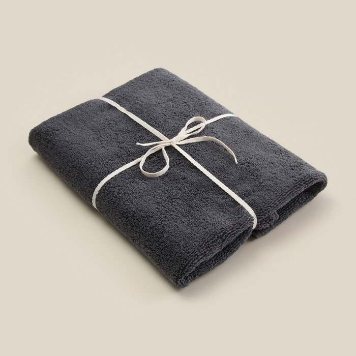 Полотенце махровое SL HOME: Basic Полотенце махровое SL HOME: Basic "Гри Сандре" 100х180 см, 100% хлопок, 530 г/м2