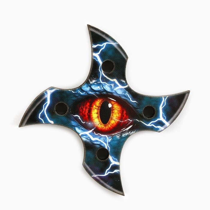 Деревянное оружие, детское сувенирное &laquo;Глаз&raquo;, нож сюрикен, 6 см