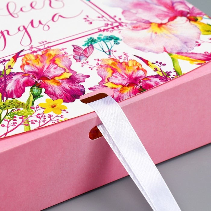 Коробка подарочная складная, упаковка, «От всего сердца», 20 х 18 х 5 см Коробка подарочная складная, упаковка, «От всего сердца», 20 х 18 х 5 см