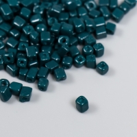 Бисер кубический стекло 4х4 мм "Серо-синий" набор 20 гр Бисер кубический стекло 4х4 мм "Серо-синий" набор 20 гр