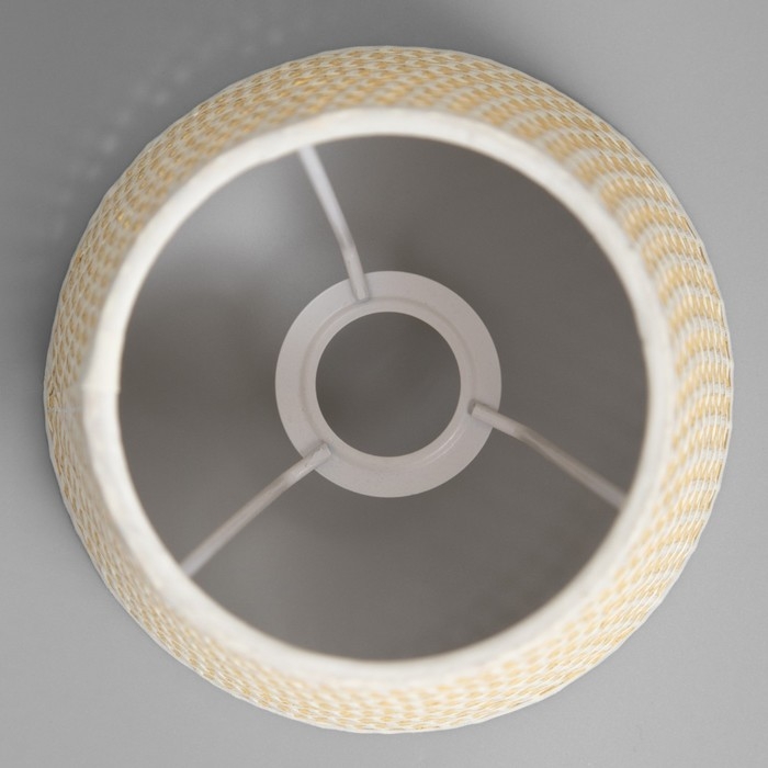 Абажур Абажур "Саржа" бежевый E14 14х14х12 см.