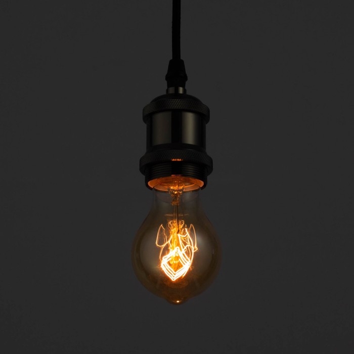 Светильник BayerLux Светильник BayerLux "Эдиссон" Е27 60Вт черный хром 10х10х100см