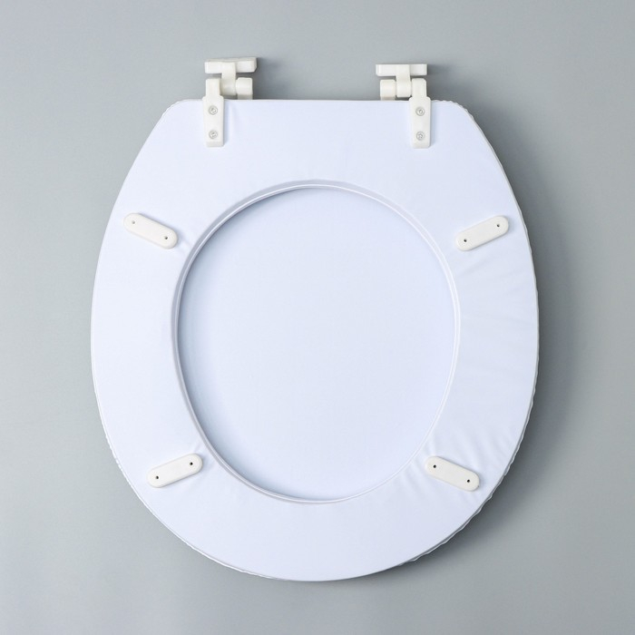 Сиденье для унитаза с крышкой Доляна &laquo;Морские жители&raquo;, 40&times;37 см, мягкое