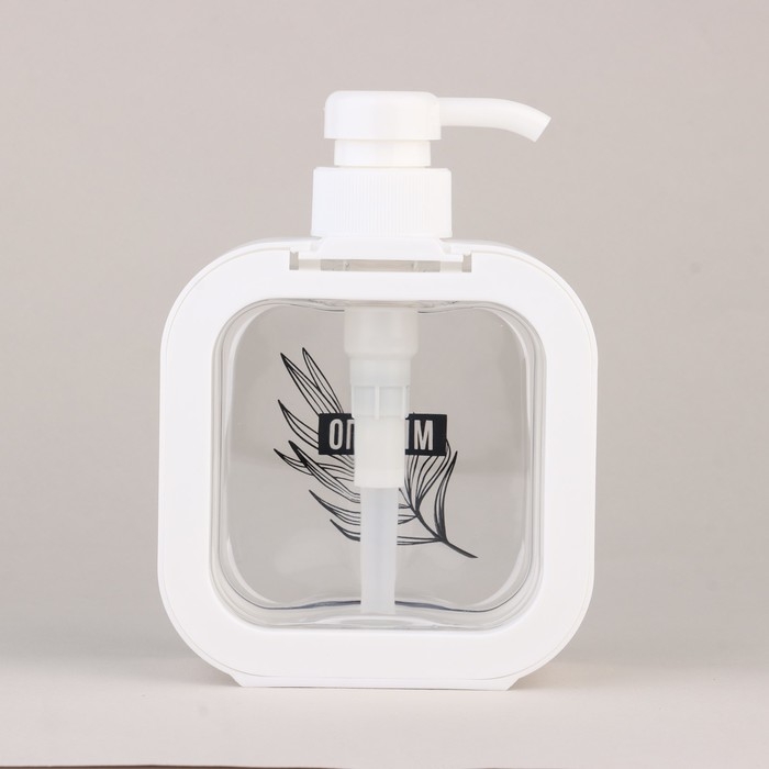 Дозатор для жидкого мыла &laquo;Эстетика&raquo;, белый, 300 мл.