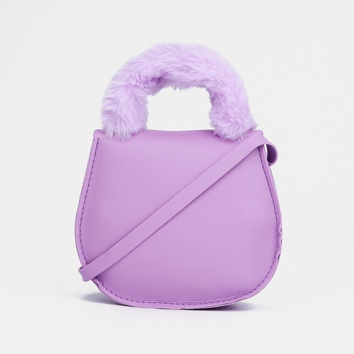 Сумка детская для девочки на застёжке, цвет сиреневый Сумка детская для девочки на застёжке, цвет сиреневый