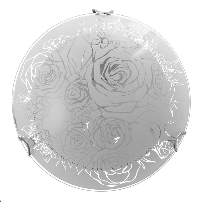 Светильник Светильник "Букет" моллир., 1х60Вт Е27, хром, d=25 см, h=4,5 см