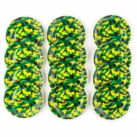 Набор посуды одноразовый &laquo;Военный&raquo;, 12 стаканов, 12 тарелок