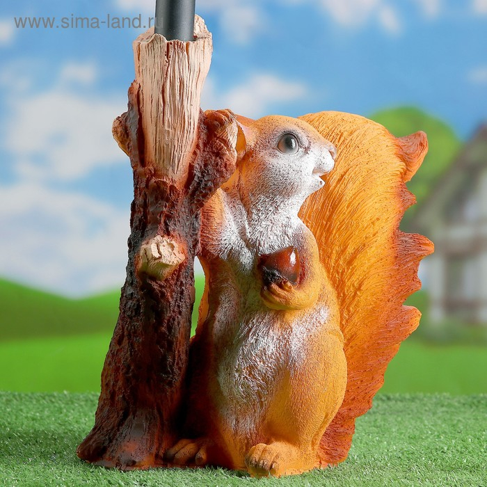 Садовый фонарь Садовый фонарь "Белка с веткой-фонарем" 33см