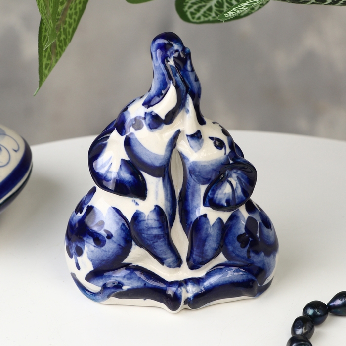 Сувенир &laquo;Парочка&raquo;, гжель, 10х8.5 см