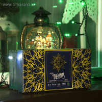 Гирлянда «Бахрома» 3 × 0.6 м, IP44, УМС, тёмная нить, 160 LED, свечение зелёное, мерцание белым, 220 В Гирлянда «Бахрома» 3 × 0.6 м, IP44, УМС, тёмная нить, 160 LED, свечение зелёное, мерцание белым, 220 В