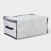 Кофр для хранения вещей Доляна &laquo;Мармелад&raquo; с ПВХ-окном, 45&times;30&times;20 см, цвет белый