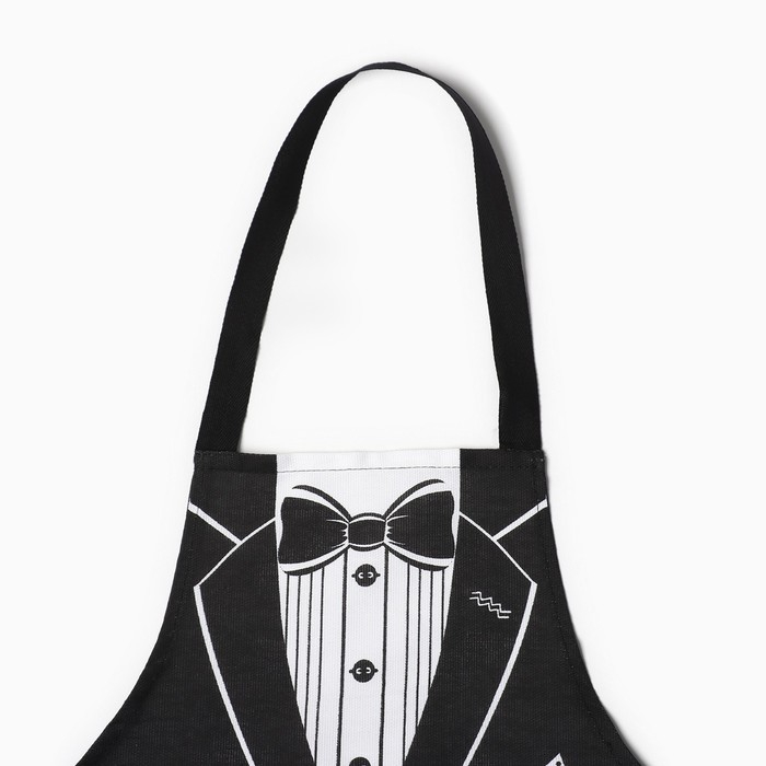 Фартук Доляна &laquo;Джентльмен&raquo;, 60 &times; 70 см, хлопок 100 %, рогожка