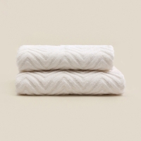 Полотенце махровое SL HOME: Geometry "Блан де Блан" 50х90 см, 83% хлопок, 17% лён, 500 г/м2 Полотенце махровое SL HOME: Geometry "Блан де Блан" 50х90 см, 83% хлопок, 17% лён, 500 г/м2