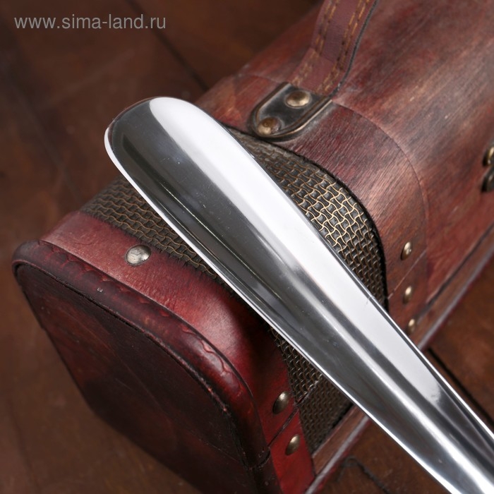 Ложка для обуви Ложка для обуви "Корабль" алюминий 38х5х1 см