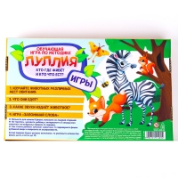 Развивающая игра для детей &laquo;Кто где живёт и кто что ест&raquo; по методике Луллия