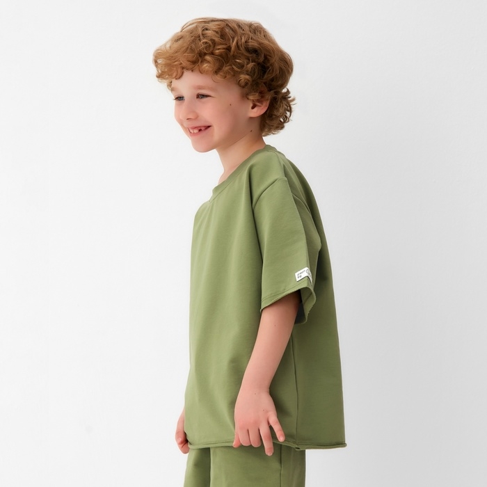 Футболка детская KAFTAN, р. 30 (98 - 104 см), хаки