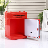 Копилка пластик для монет и купюр"Сейф "кодовый замок, звук 3АА МИКС 19,5х12,3х13 см Копилка пластик для монет и купюр"Сейф "кодовый замок, звук 3АА МИКС 19,5х12,3х13 см